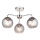Endon 97971 - Plafon DIMPLE 3xE14/7W/230V cromado brilhante/cinza fumê