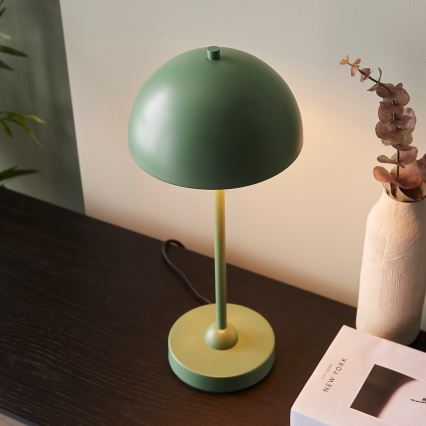 Endon 98495 - Candeeiro de mesa SAROMA 1xE14/7W/230V verde