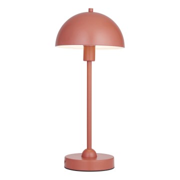 Endon 98496 - Candeeiro de mesa SAROMA 1xE14/7W/230V, cor tijolo