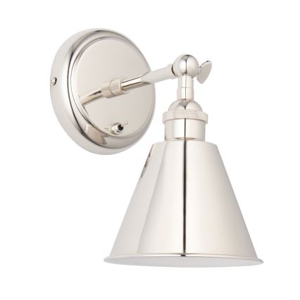 Endon 98716 - Aplique de parede orientável HALLE 1xE14/40W/230V cromado brilhante