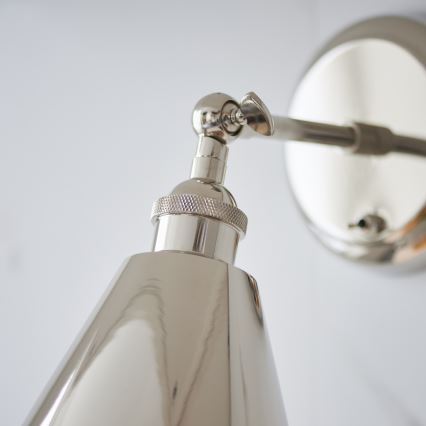 Endon 98716 - Aplique de parede orientável HALLE 1xE14/40W/230V cromado brilhante