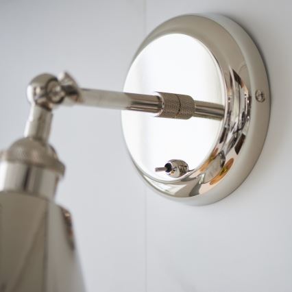 Endon 98716 - Aplique de parede orientável HALLE 1xE14/40W/230V cromado brilhante