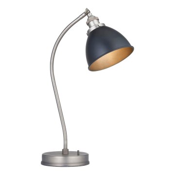 Endon 98752 - Candeeiro de mesa FRANKLIN 1xE14/7W/230V cromo fosco/antracite