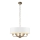 Endon 98933 - Candeeiro suspenso HIGHCLERE 6xE14/40W/230V branco/latão