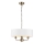 Endon 98934 - Candeeiro suspenso HIGHCLERE 3xE14/40W/230V branco/latão
