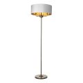 Endon 98935 - Candeeiro de chão HIGHCLERE 3xE14/40W/230V branco/latão diâmetro 47 cm