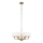 Endon 98936 - Candeeiro suspenso HIGHCLERE 6xE14/28W/230V branco/latão
