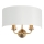 Endon 98937 - Iluminação de parede HIGHCLERE 2xE14/40W/230V branco/latão