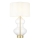 Endon 99110 - Candeeiro de mesa regulável KELDA 1xE27/10W/230V branco/dourado