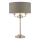 Endon 99149 - Candeeiro de mesa HIGHCLERE 3xE14/18W/230V cinzento/cromado brilhante diâmetro 32 cm