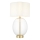 Endon 99292 - Candeeiro de mesa com dimmer KELDA 1xE27/10W/230V creme/dourado