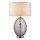 Endon 99581 - Lâmpada de mesa regulável ERIN 1xE27/10W/230V creme/cromo mate/preto fumê