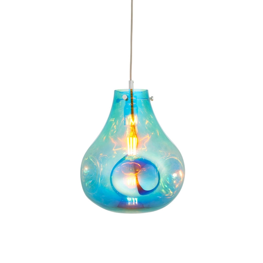 Endon 99791 - Candeeiro suspenso EUROPA 1xE27/10W/230V azul