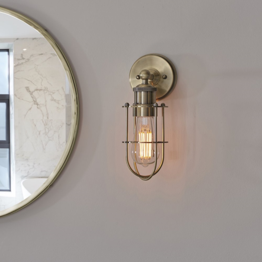 Endon 99952 - Iluminação de parede para casa de banho CREW 1xE27/6W/230V IP44 latão