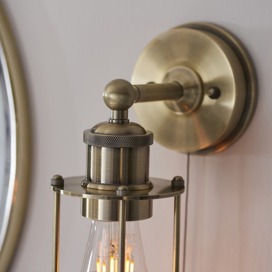 Endon 99952 - Iluminação de parede para casa de banho CREW 1xE27/6W/230V IP44 latão