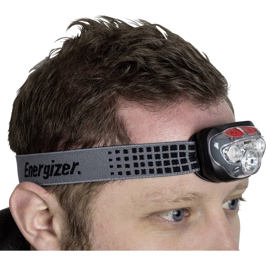 Energizer - Lanterna de cabeça LED com luz vermelha LED/3xAAA IPX4