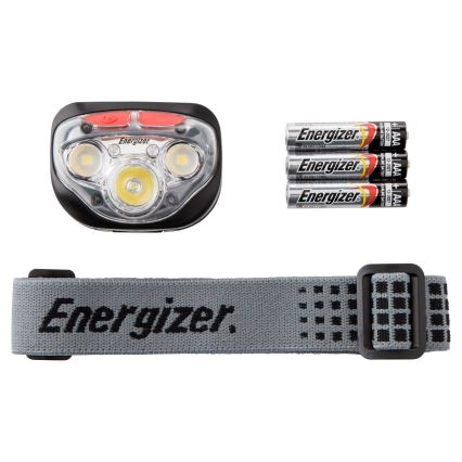 Energizer - Lanterna de cabeça LED com luz vermelha LED/3xAAA IPX4