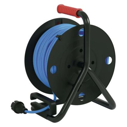 Enrolador com 4 tomadas 50m silicone IP44