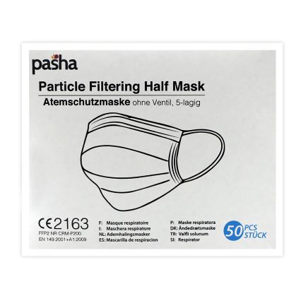 Equipamento de proteção - máscara FFP2 NR CE 2163 1pc