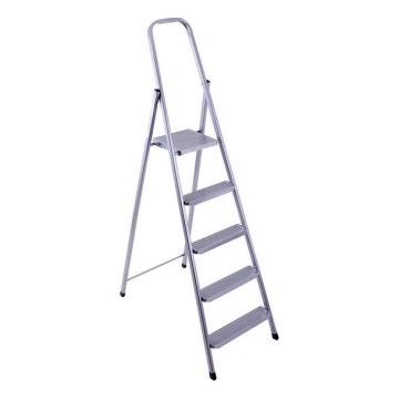 Escadote dobrável 5 passos 180x51 cm