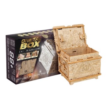 EscapeWelt - 3D puzzle mecânico de madeira Caixa orbital