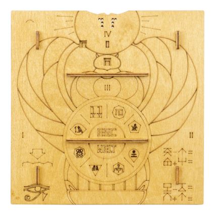 EscapeWelt - 3D puzzle mecânico de madeira Pirâmide