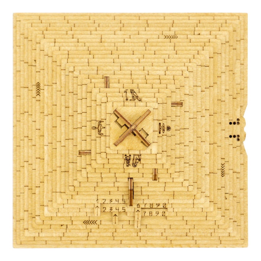 EscapeWelt - 3D puzzle mecânico de madeira Pirâmide