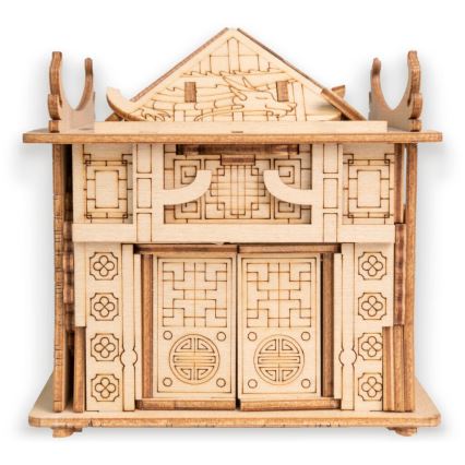 EscapeWelt - Puzzle de madeira Casa do dragão