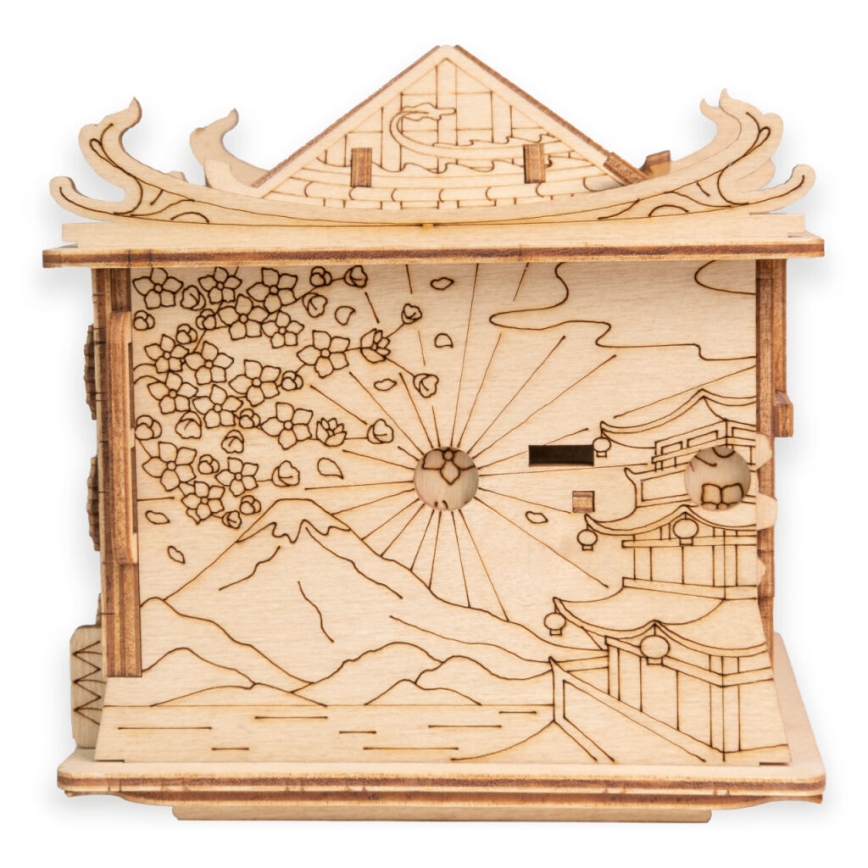 EscapeWelt - Puzzle de madeira Casa do dragão