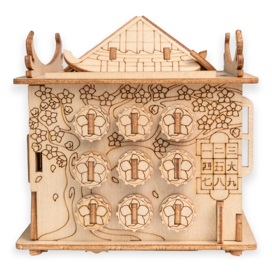 EscapeWelt - Puzzle de madeira Casa do dragão