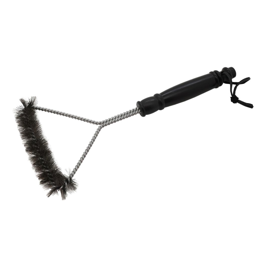 Escova para limpeza de grelhadores em aço inoxidável