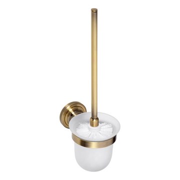 Escova sanitária para WC 11 x 37,5 cm, bronze