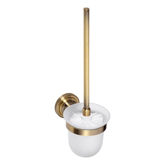 Escova sanitária para WC 11 x 37,5 cm, bronze