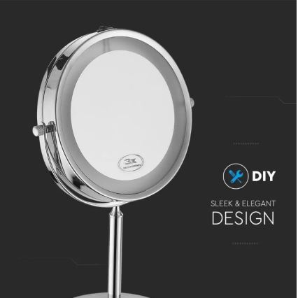 Espelho cosmético LED LED/3W/6V IP44