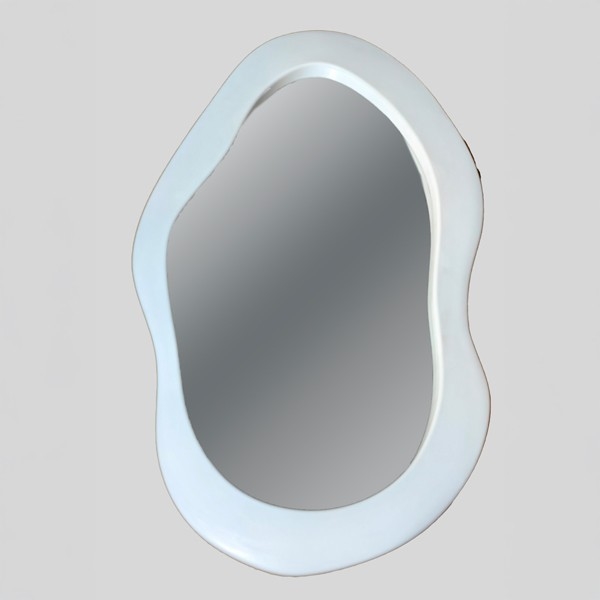 Espelho de parede 95x55 cm branco