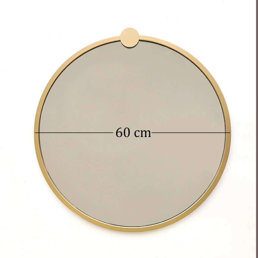 Espelho de parede AYNA 60 cm dourado