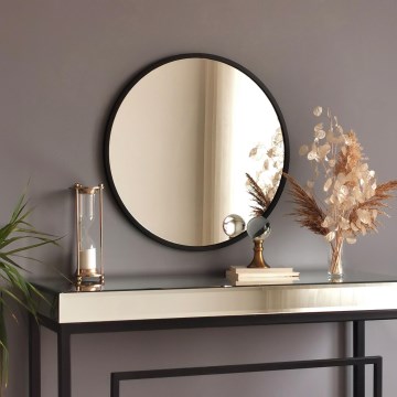 Espelho de parede AYNA 60 cm preto