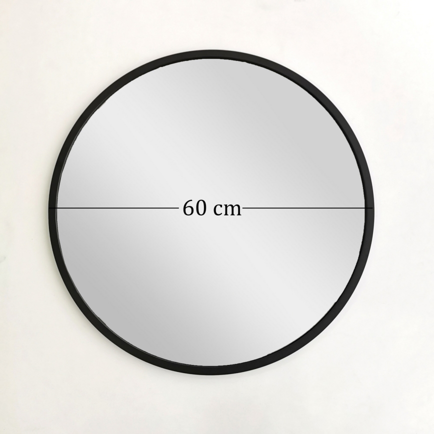 Espelho de parede AYNA 60 cm preto