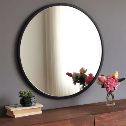 Espelho de parede AYNA 60 cm preto