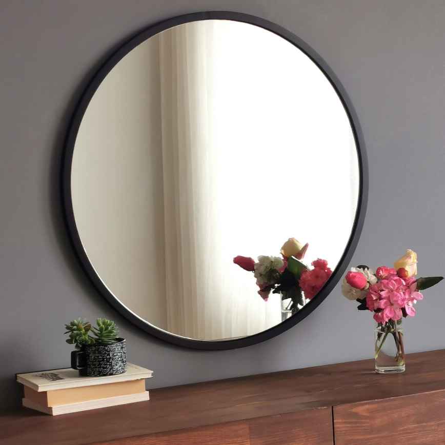Espelho de parede AYNA 60 cm preto