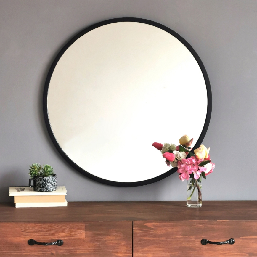 Espelho de parede AYNA 60 cm preto