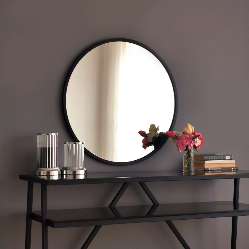 Espelho de parede AYNA 60 cm preto