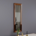 Espelho de parede BOSS 90x30 cm bronze