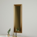 Espelho de parede BOSS 90x30 cm dourado