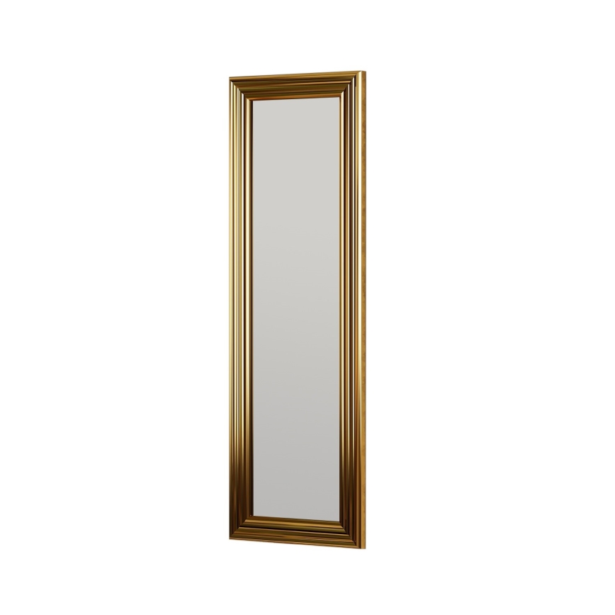 Espelho de parede BOSS 90x30 cm dourado