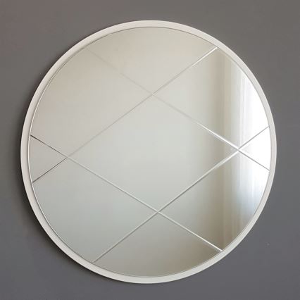 Espelho de parede diâmetro 60 cm branco
