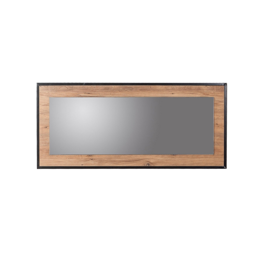 Espelho de parede QUANTUM 60x110 cm castanho/preto