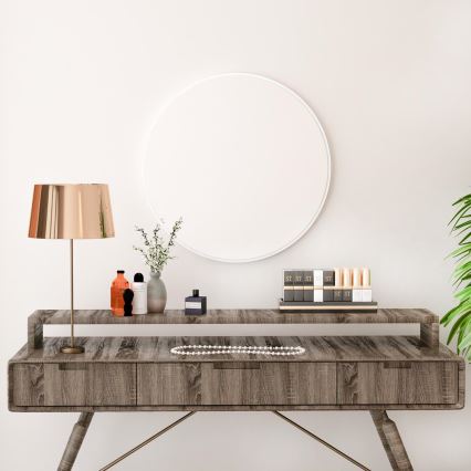 Espelho de parede ROYAL diâmetro 59 cm branco