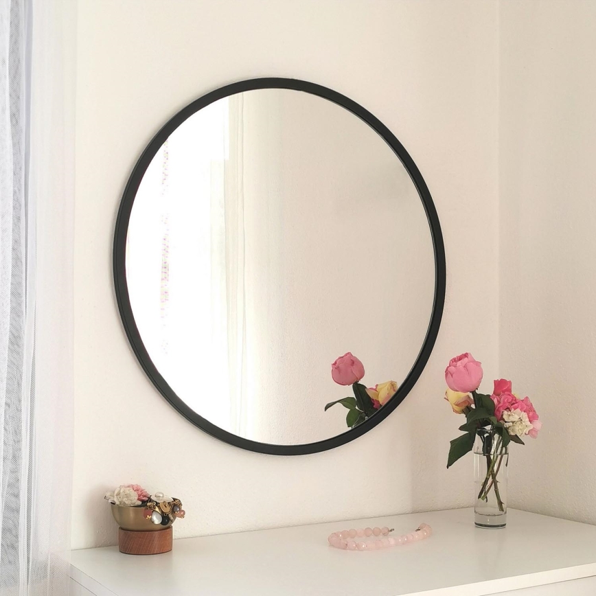 Espelho de parede SIYAH diâmetro 60 cm preto