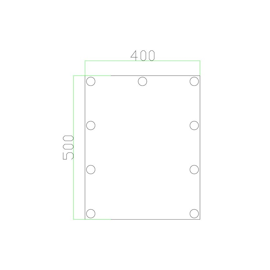 Espelho LED com iluminação 9xLED/1W/230V 3000/4000/6000K 50x40 cm IP44